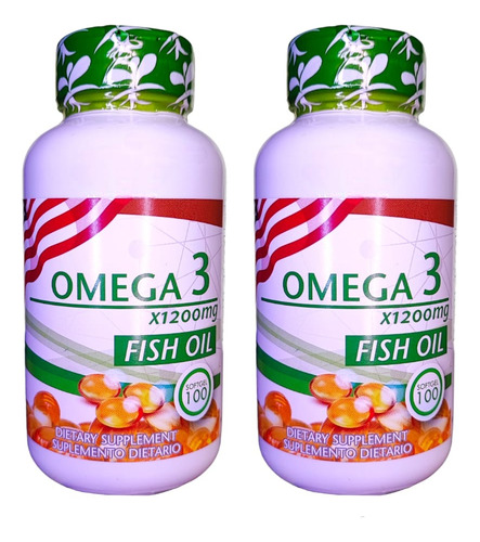 2 - Omega 3 Fish Oil Americana - Unidad a $340