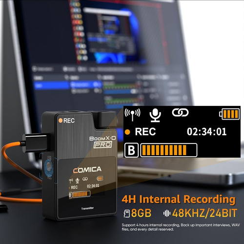 Boomx-d Pro - Sistema De Micrófono Inalámbrico Lavalier Con