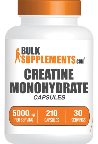 Bulksupplements Cápsulas De Monohidrato De Creatina - Crea.