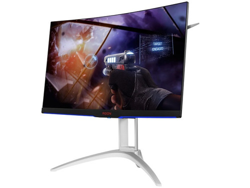 Imagem 1 de 6 de Monitor Gamer Aoc Agon 27 Led Curvo Full Hd 144hz