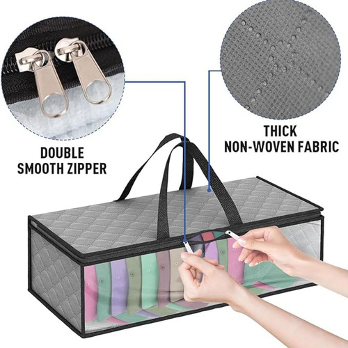 2 Bolsas Organizadoras Plegables Para Cajas
