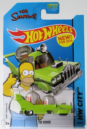 Carro Hot Wheels Homer Simpson Juguete