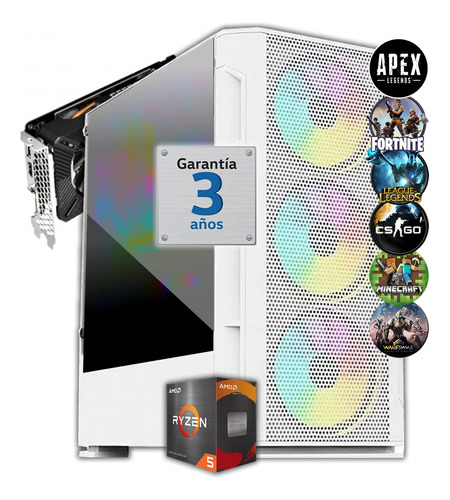 Pc Gamer Amd Ryzen 5 32gb Ssd 1tb Rtx 3050 8gb Wifi Juegos