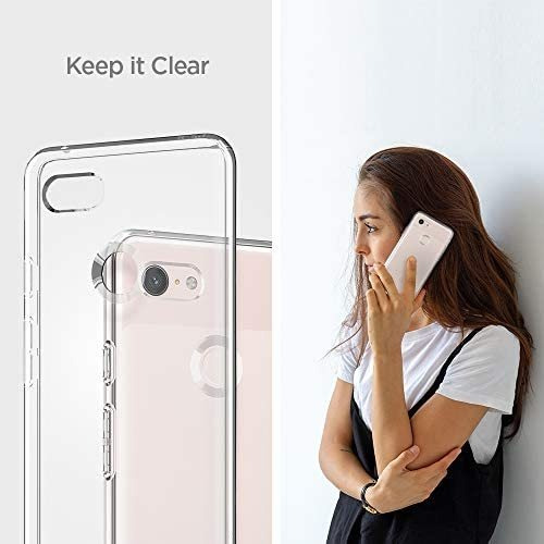 Imagen 7 de 8 de Funda Spigen Liquid Cristal Para Google Pixel 3 Transparente