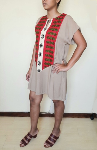 Imagem 4 de 5 de Vestido Feminino Tecido Curto Hanna