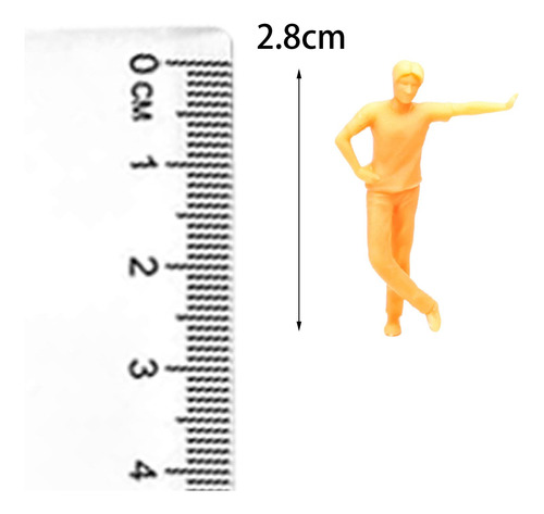 Figuras En Miniatura 1/64, Modelo De Personas Pequeñas C