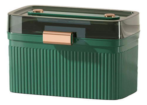 Caja Organizadora De , Contenedor Portátil Verde Oscuro