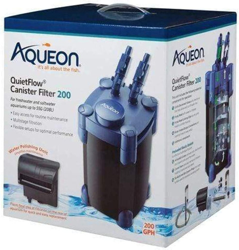 Aqueon Quietflow Canister Filter 200 Gph, Para Acuarios De H