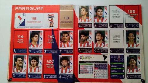 Álbum Futbol Mundial Alemania 2006 Panini. J (Usado)