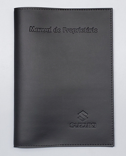 Imagem 3 de 6 de Kit Suzuki C P. Manual + P.documentos Couro Ecológico