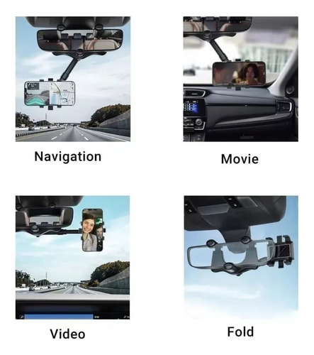 El Soporte Del Espejo Retrovisor Del Coche No Bloquea La Lín