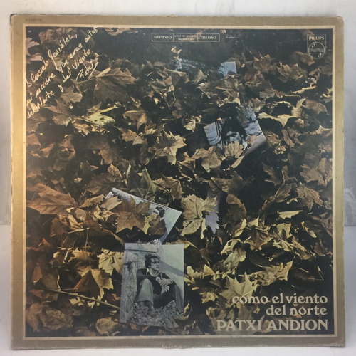 Patxi Andion - Como El Viento Del Norte Vinilo Lp