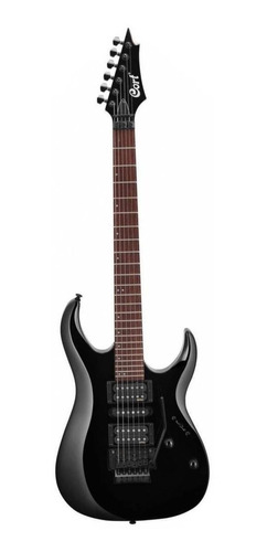 Imagen 1 de 4 de Guitarra eléctrica Cort X Series X250 de caoba black con diapasón de jatoba