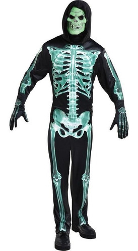 Disfraz Esqueleto Glow In The Dark Hombre Adulto Talla Única