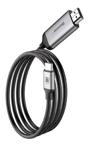 Cable Usb C Macho A Hdmi 4k 60 Hz Macho 1,8 Metros Baseus 