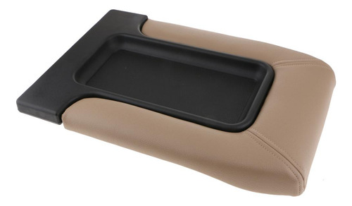 Tapa Reposabrazos Para Coche Carro (color Negro / Gris Beige