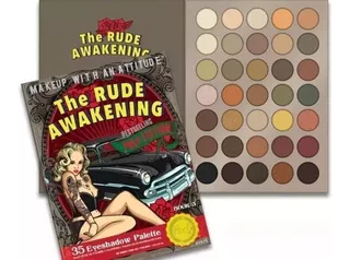 Kit De Paleta De 35 Sombras The Rude Awakening Book 5 Rude Cosmetics Alta Pigmentación Mate Y Satinada