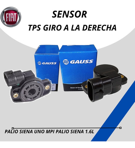 Sensor ( Mariposa) Tps Fiat Palio Siena Uno 1.3 Mpi