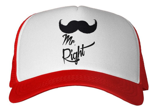 Gorra Mr Right M1 Mostacho