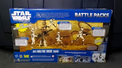 Star Wars Battle Packs: Anti Hailfire Droid Squad (Usado)
