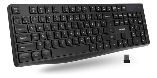 Teclado Inalámbrico Macally Teclado Ergonómico Computadora Y