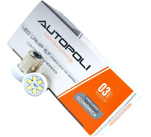 Imagem 2 de 10 de Lâmpada De Led 67 10 Watts 12v Branca Caixa Com 10 Unidades