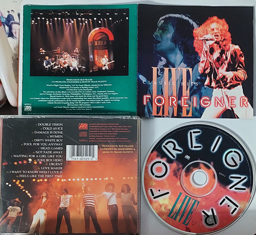 Foreigner  Classic Hits Live  Cd Import 