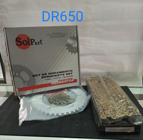 Rodamiento Completo Dr650 Solpart Cadena Slc 