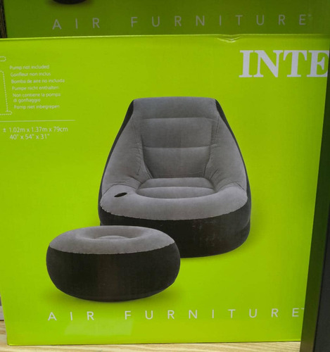 Sillon Con Posapies Intex 