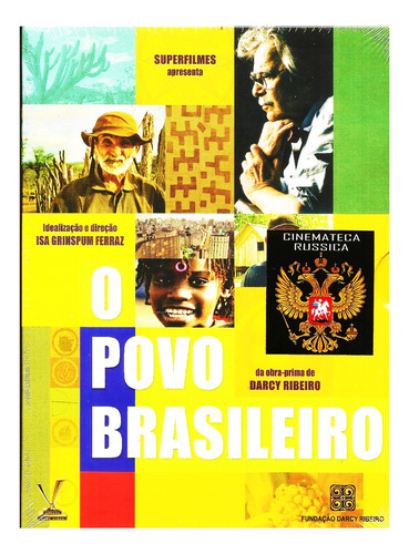 Dvd O Povo Brasileiro, Darcy Ribeiro Box Digistack 2 Dvds +