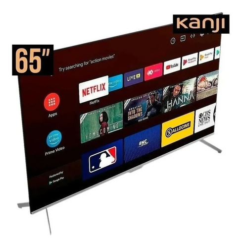 Imagen 4 de 6 de Smart Tv 65 Pulgadas Ultra Hd 4k Con Android Netflix Youtube