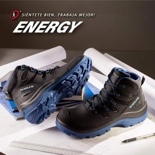 Calzado De Seguridad Riverline Energy Negro azul