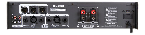 Amplificador 800w Rms 4 Ohms Classe D C/ Crossover Cor Outro Potência de saída RMS 800 W