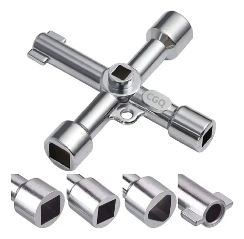 Tablero Rittal Llave Cruz combinada color plateado para tablero eléctrico rittal 5 en ...