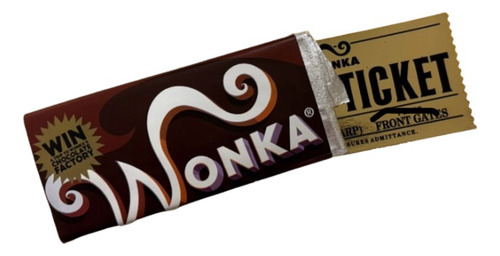 6-pack Barra Chocolate Wonka Sabor Chocolate Con Leche