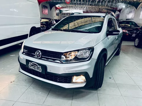 Comprar Picape Volkswagen Saveiro 1.6 G7 Cabine Dupla Cross Flex Azul 2023  em São Carlos-SP