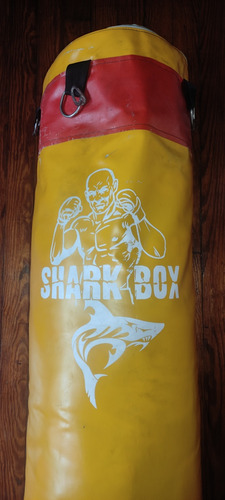 Bolsa De Boxeo Shark Box+guantes+ménsula+protec Piernas