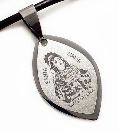 Medalla Santa María Magdalena Acero Inoxidable Mod. 560