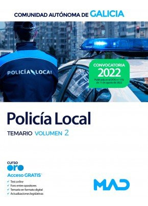 Libro Policia Local Comunidad Autonoma Galicia Temario V ...
