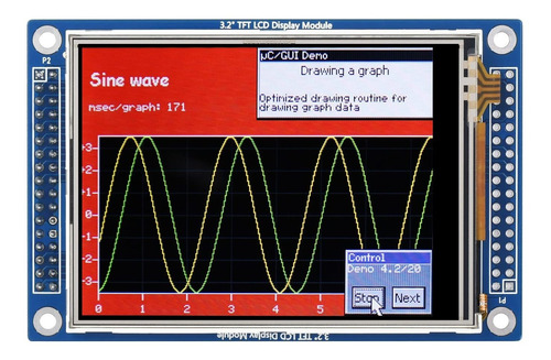 Lcd Grafico Multicolor Panel Tactil Controlador