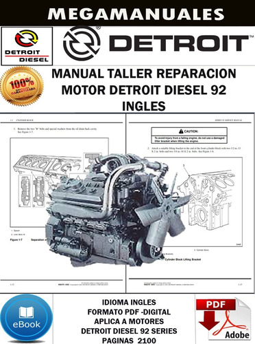Manual Taller Reparacion Motor Detroit Diesel 92 Series Ing