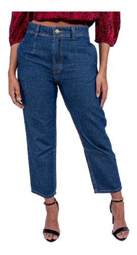 Imagem 1 de 4 de Calça Jeans Mom Feminina Revanche Catia