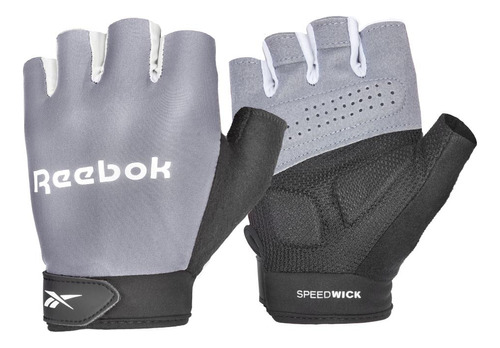 Guante De Entrenamiento Negro C/gris Reebok M Reebok