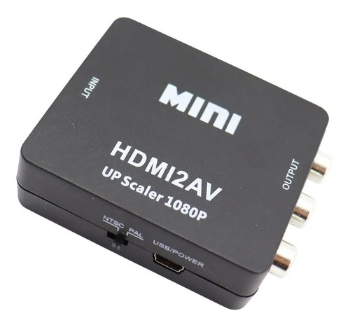 Convertidor Hdmi A Rca Full Hd 1080p