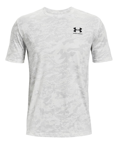 Polera Hombre Abc Camo Blanco Under Armour