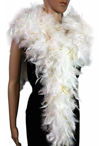 80 Gram, 2 Yardas Long Turkey Chandelle Feather Boa S6tgd