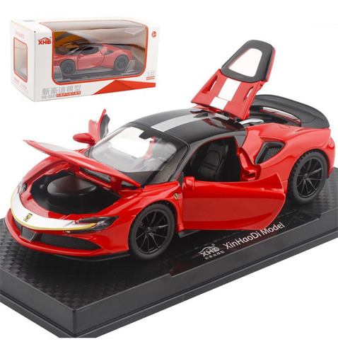 Ferrari Sf90 Stradale Miniatura Metal Cars 1:32