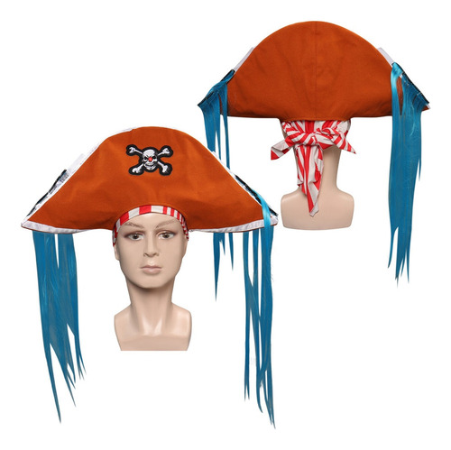 1 Gorra De Anime One Cos Piece Buggy Cosplay Fantasy Pirate