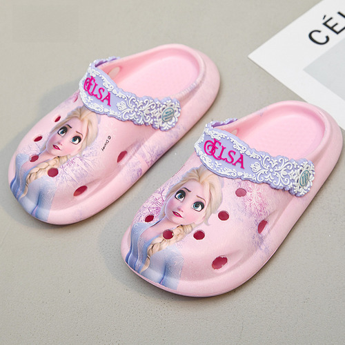 Zapatillas De Verano Para Niños Con Diseño De Princesa Disne