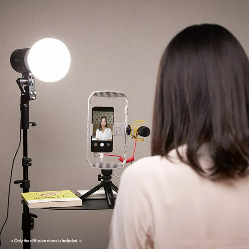 Difusor, Cúpula, Difusor De Flash (com Silicone Para Retrato